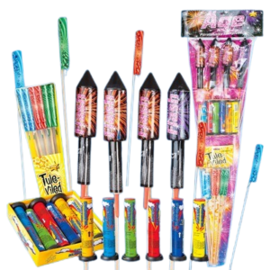 ÄGE PÜROTEHNIKA KOMPLEKT RAKETTIDEGA